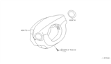 Diagram for 2013 Nissan Armada Steering Column Cover - 48474-9GA0B