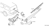 Diagram for Nissan Windshield Wiper - 28790-7S000