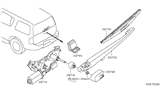 Diagram for Nissan Armada Wiper Motor - 28710-7S000