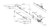 Diagram for 2005 Nissan Titan Tie Rod End - 48640-7S025