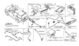 Diagram for 2008 Nissan Armada Antenna Cable - 28245-ZC00A