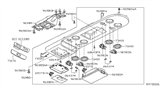 Diagram for Nissan Armada Interior Light Bulb - 26460-7S000