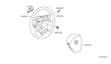 Diagram for 2009 Nissan Armada Steering Wheel - 48430-ZV51A