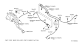 Diagram for 2014 Nissan Armada Parking Brake Cable - 36402-7S000