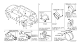 Diagram for 2010 Nissan Armada Air Bag Control Module - 98820-ZE09D