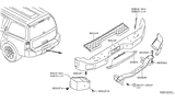 Diagram for 2004 Nissan Armada Bumper - 85014-7S000