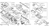 Diagram for 2012 Nissan Titan Cup Holder - 96966-9FM0A