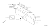 Diagram for 2010 Nissan Armada Door Handle - 73940-ZQ00B