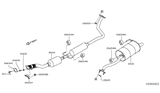 Diagram for 2018 Nissan Versa Note Muffler - 20100-9MF0J