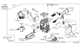 Diagram for 2017 Nissan Versa Note Evaporator - 27280-1HS0C