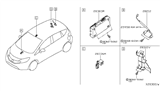 Diagram for 2016 Nissan Versa Note Antenna - 28212-3VA0A