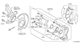 Diagram for 2017 Nissan Versa Note Brake Backing Plate - 41151-3VA0B