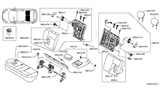 Diagram for 2015 Nissan Versa Note Armrest - 88700-9MB1A