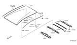 Diagram for 2018 Nissan Versa Note Hood Hinge - G3230-3WCAA