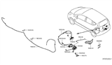 Diagram for 2017 Nissan Versa Note Door Striker - 90570-9MF0A