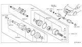 Diagram for 2016 Nissan Versa Note CV Joint - C9711-3HC0C