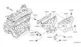 Diagram for 2017 Nissan Versa Note Exhaust Manifold - 140E2-9MF0B