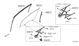 Diagram for 2019 Nissan Versa Note Weather Strip - 80331-9ME0A