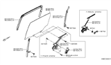 Diagram for 2014 Nissan Versa Note Weather Strip - 82330-3WC0A