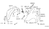 Diagram for 2014 Nissan Versa Note Wheelhouse - 63842-3WC0A