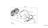 Diagram for 2014 Nissan Versa Note Tachometer - 24810-3WC0A