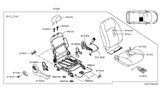 Diagram for 2017 Nissan Versa Note Seat Cover - 87320-9MD0A