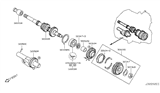 Diagram for Nissan Versa Reverse Idler Gear - 32280-00Q0B