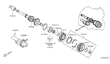 Diagram for 2016 Nissan Versa Reverse Idler Gear - 32280-00Q0B