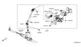 Diagram for 2017 Nissan Versa Steering Column - 48810-9KK0B