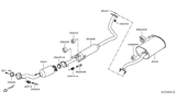 Diagram for Nissan Versa Note Muffler - 20300-9KZ0J