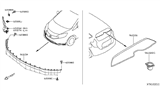 Diagram for 2018 Nissan Versa Note Spoiler - 96015-3VY0A