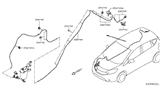 Diagram for 2014 Nissan Versa Note Windshield Washer Nozzle - 28972-3WC0A