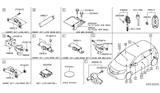 Diagram for Nissan Versa Car Batteries - 28599-C9900