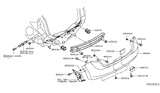 Diagram for Nissan Versa Note Bumper - 85022-9MB0J