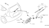 Diagram for Nissan Versa Note Windshield Wiper - 28781-3WC0A