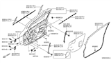 Diagram for Nissan Versa Note Window Run - 80214-3VA0A