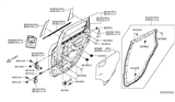 Diagram for Nissan Versa Note Door Check - 82430-3VA0B