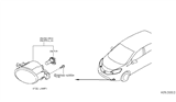 Diagram for 2018 Nissan Versa Note Fog Light Bulb - 26296-8992D