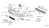 Diagram for 2017 Nissan Versa Note License Plate - 96210-3WC0A