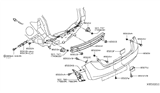 Diagram for 2014 Nissan Versa Note Bumper - HEM22-3VY0J