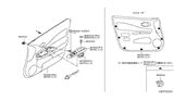 Diagram for 2017 Nissan Versa Armrest - 80961-3BA0A