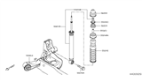 Diagram for 2014 Nissan Versa Control Arm - 55501-3WC0B