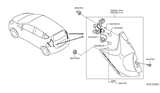 Diagram for 2017 Nissan Versa Note Tail Light - 26550-3WC0A