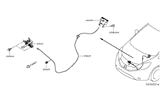 Diagram for 2016 Nissan Versa Note Hood Latch - 65601-3VV0A