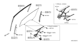 Diagram for 2014 Nissan Versa Window Regulator - 80721-3BA5A