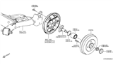 Diagram for Nissan Versa Note Brake Drum - 43206-1HL0E