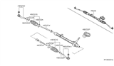 Diagram for 2019 Nissan Versa Note Rack And Pinion - 48001-9MD0A