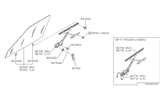 Diagram for 1989 Nissan Van Window Regulator - 80701-G5102