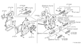 Diagram for Nissan Van Blower Motor Resistor - 27335-25C00
