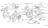 Diagram for 1987 Nissan Van A/C Switch - 27651-17C00